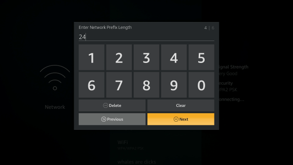 Network Prefix Length