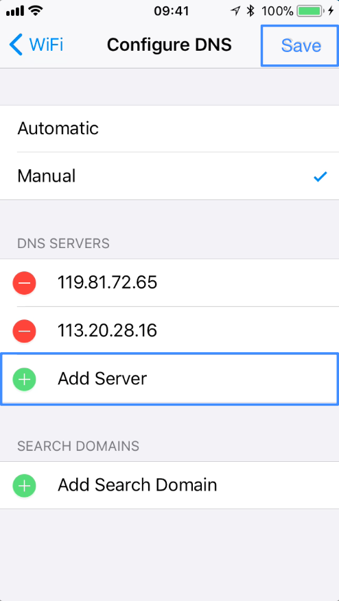 DNS Server Address