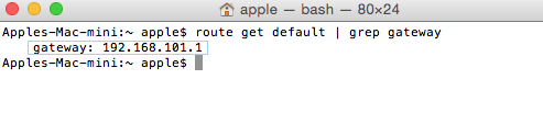 how to find default gateway mac how to find default gateway mac