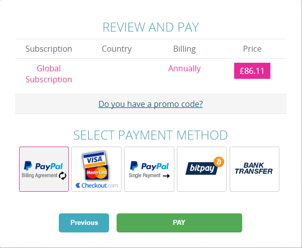 How do I pay via automatic renewal? My Private Network Global VPN