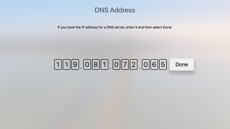 DNS Server Addresses