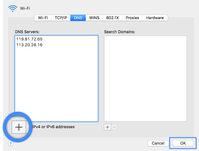 DNS Server Address