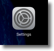 Entering iOS Settings