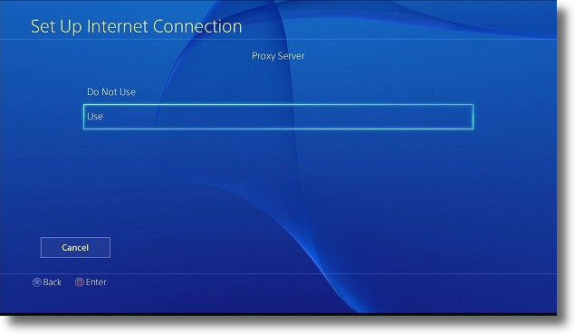 Configuring the PS4 to use a proxy server My Network Global VPN Service Provider