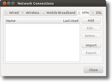  Ubuntu add VPN connection