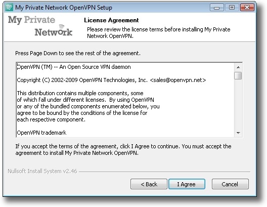 Virtual Private Network Vista