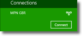 Windows 8 Click to Connect VPN