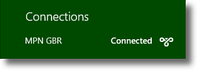 Windows 8 VPN is now connected