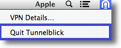 mac osx yosemite quit tunnelblick