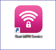 Start MPN Service desktop icon