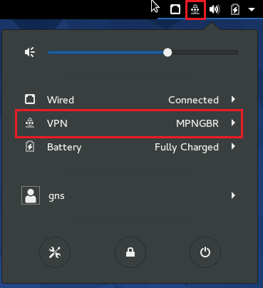 Fedora VPN Connected