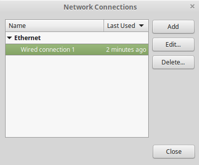 linux mint create a VPN connection type