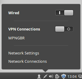 linux mint connect to PPTP VPN