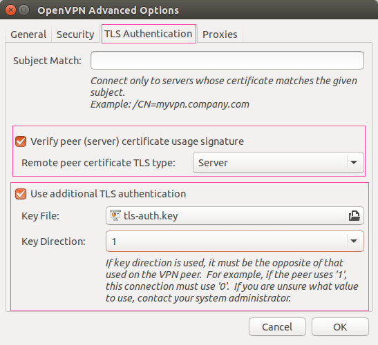 generate tls key openvpn OpenVPN Linux Setup Ubuntu SSL (Unity) generate tls key openvpn OpenVPN Linux Setup Ubuntu SSL (Unity)