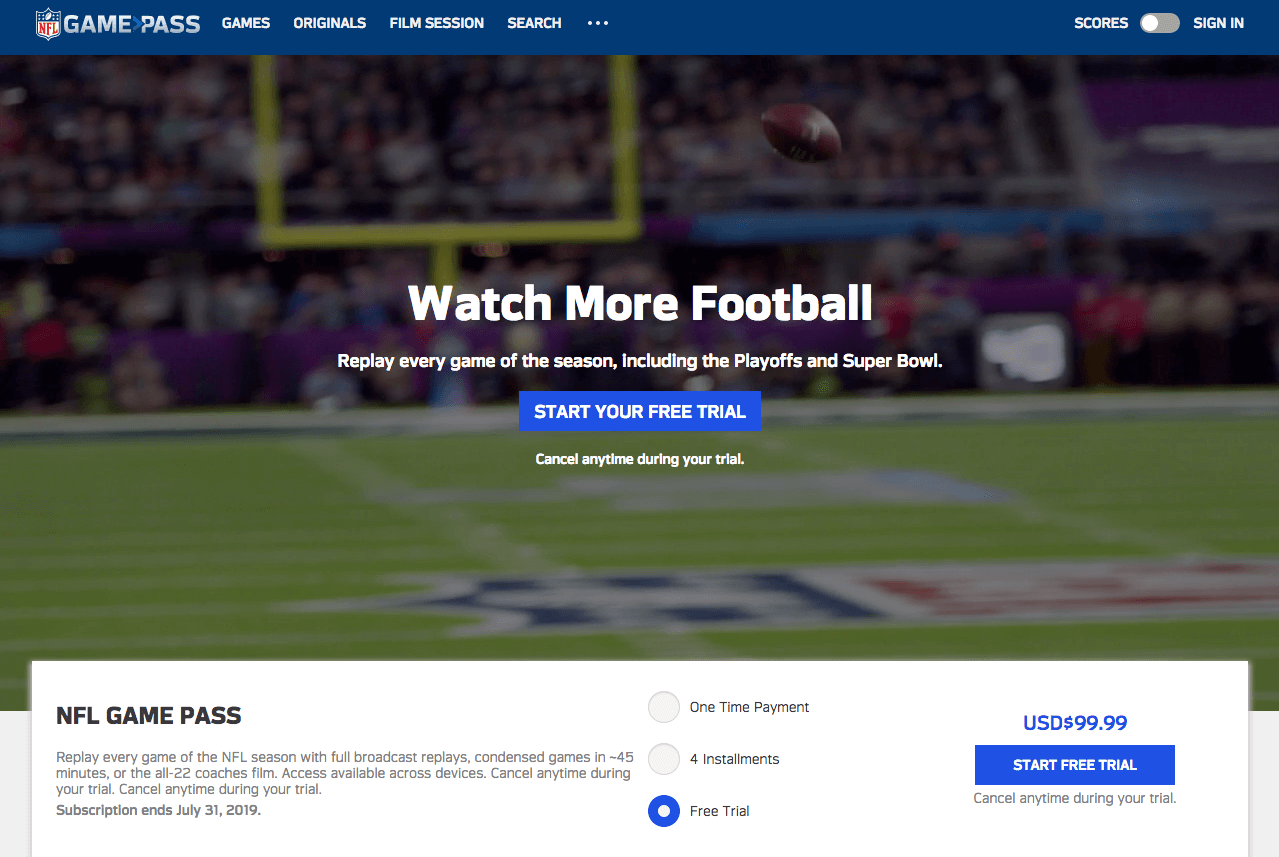 NFL Streaming In Europe Hits A Snag With Game Pass Difficulties