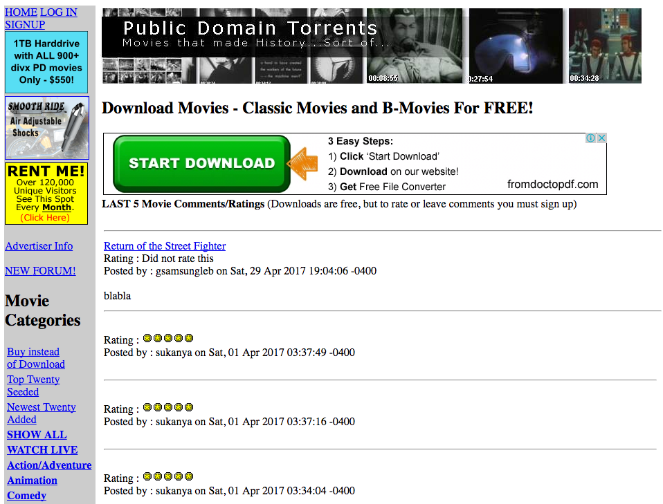 download torrent movies sites