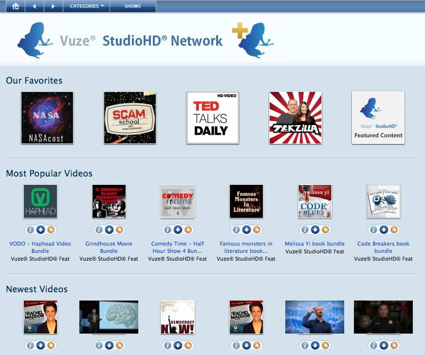 Vuze StudioHD Network