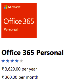 Microsoft Office 365 India