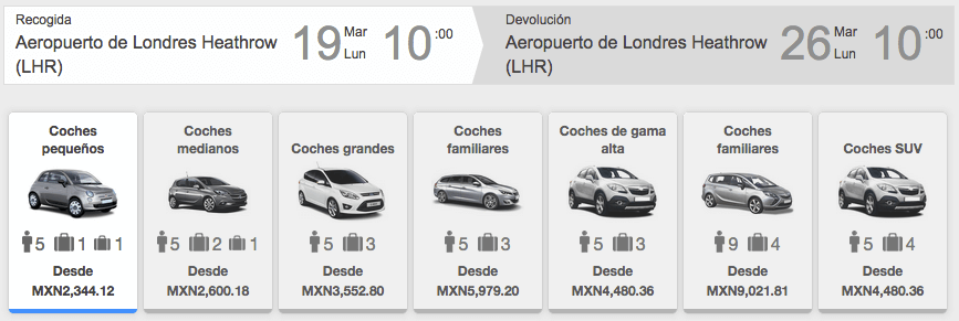 RentalCars Mexico