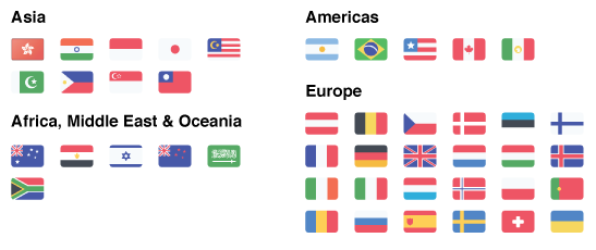 My Private Network Country Server List